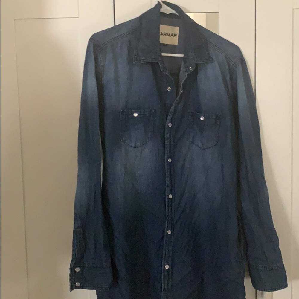 LF carmar denim dress size S